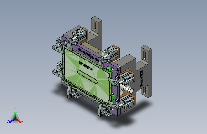 B9450-A-CNC1内腔开粗工装治具模型-210622