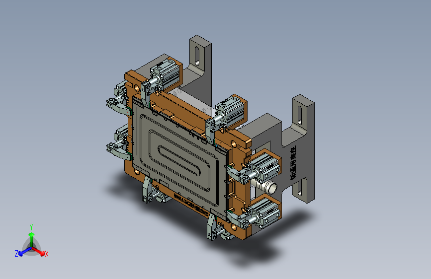 B9450-A-CNC2铣外观面工装治具模型-210225