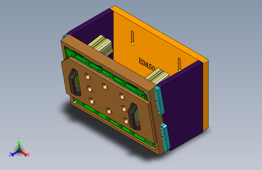 EDA50-CNC4-190312-工装治具模型方案二-锁螺丝减重