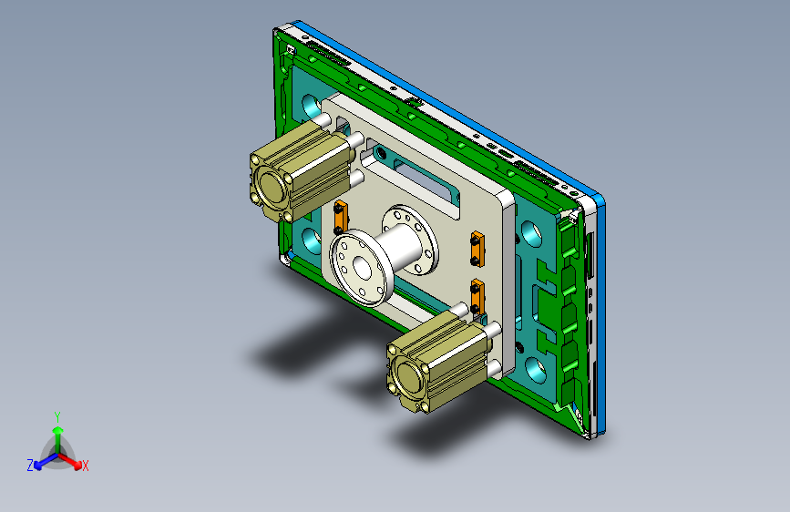 EDA50-CNC4-外形倒角+拉丝+侧孔工装治具模型-190214