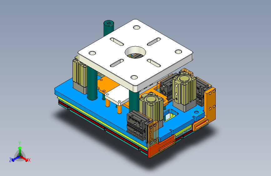 EDA50-CNC6工装治具模型-铣侧孔-190312