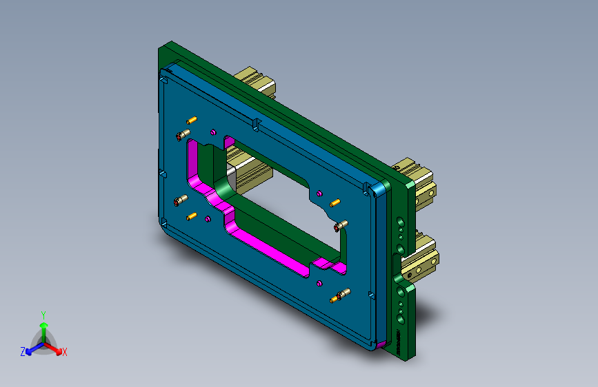 EDA70-CNC4工装治具模型-181215