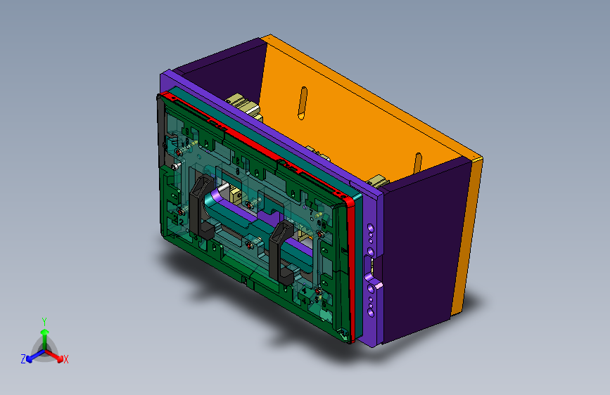 EDA70-CNC4工装治具模型分滑块-190317