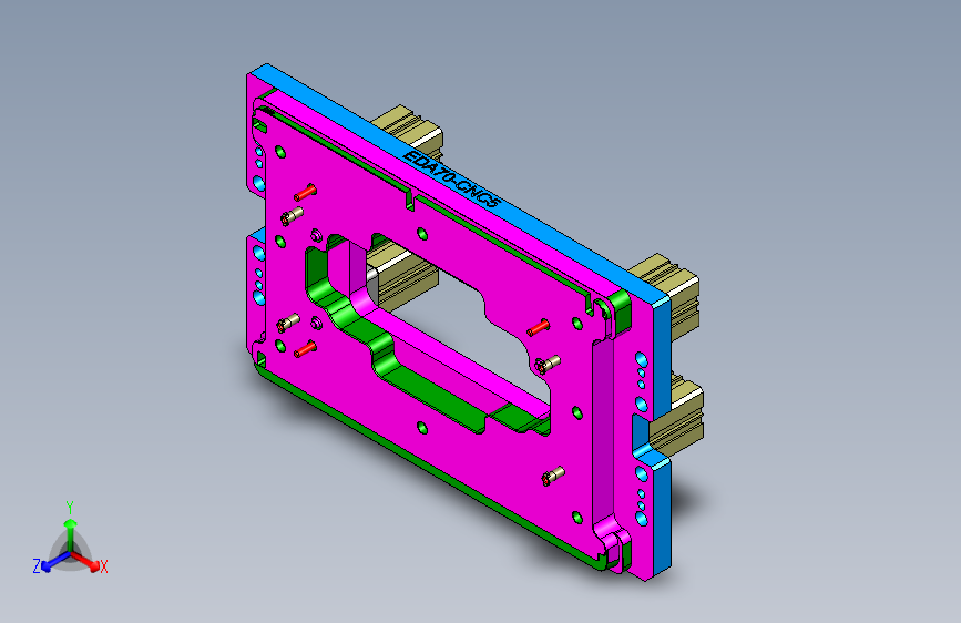 EDA70-CNC5工装治具模型-181215