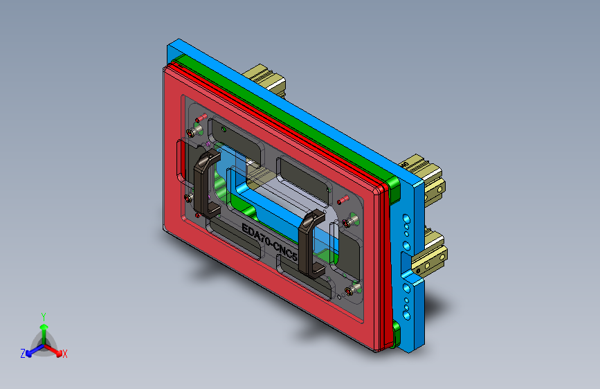 EDA70-CNC5工装治具模型-190329