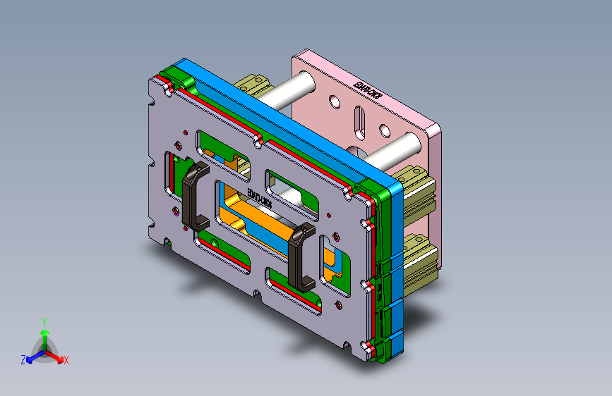 EDA70-CNC6工装治具模型-190329