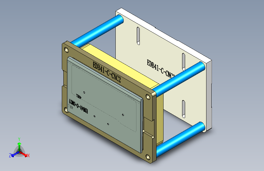 EDB41-C-工装治具模型CNC2-190403