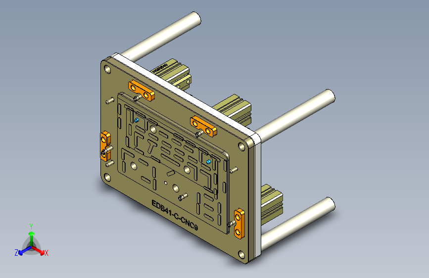 EDB41-C-工装治具模型CNC9-190312