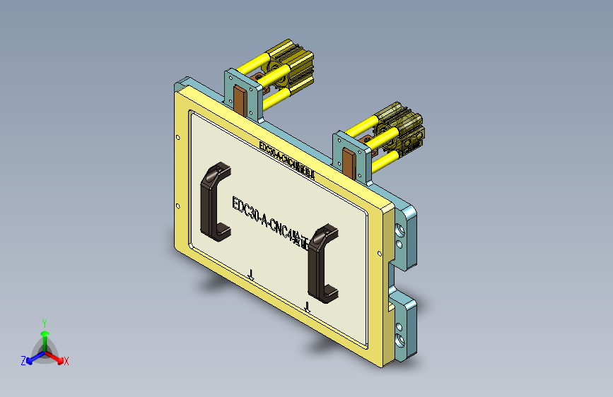 EDC30-A-CNC4-工装治具模型验证治具-电磁铁-181210