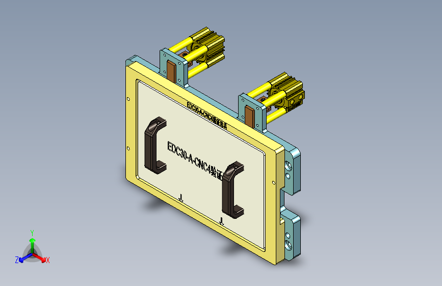 EDC30-A-CNC4-工装治具模型验证治具-电磁铁-181211