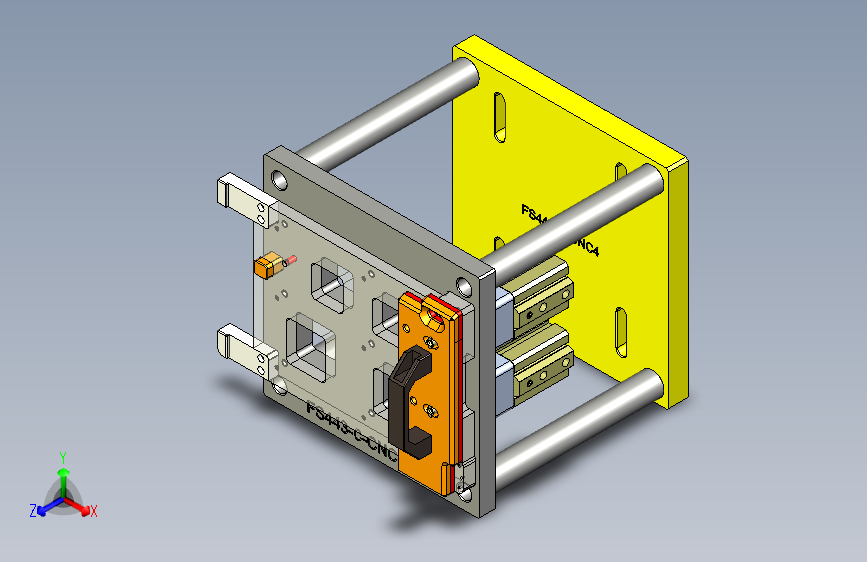 FS443-C-CNC4工装治具模型-190725