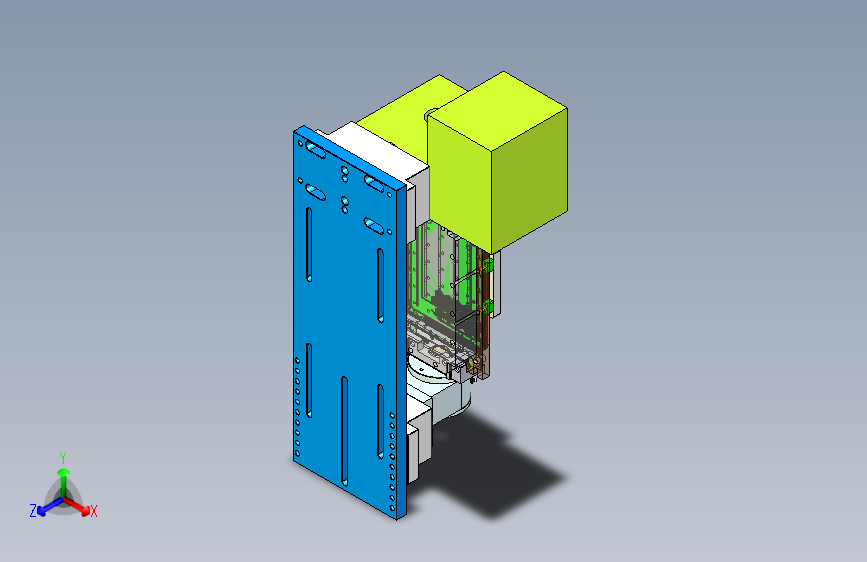 gds50-D-CNC1铣端面改四轴工装治具模型-200916