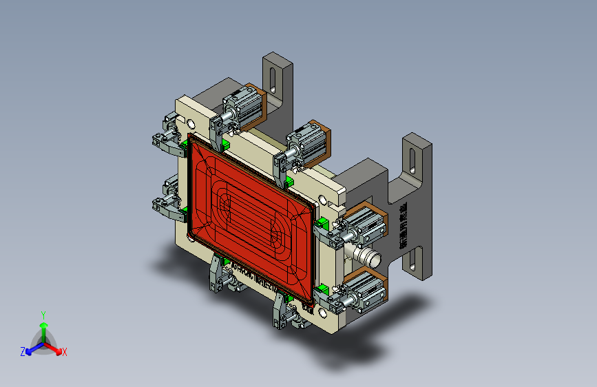 JG1-A-CNC1铣内腔锻造版工装治具模型-210202