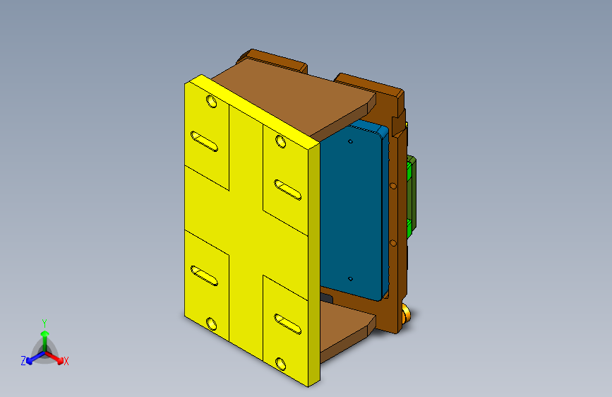 JG1-A-CNC6铣侧壁工装治具模型工装治具模型-210202