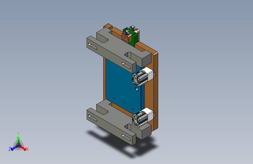 MD1-A-CNC8工装治具模型铣外形-210720 