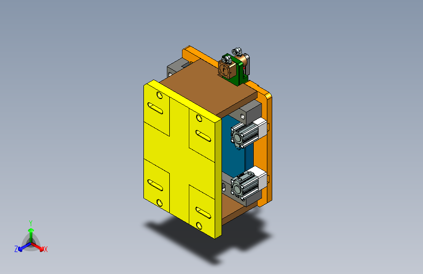 PG1-A-CNC8铣外形-阳极版工装治具模型-210508