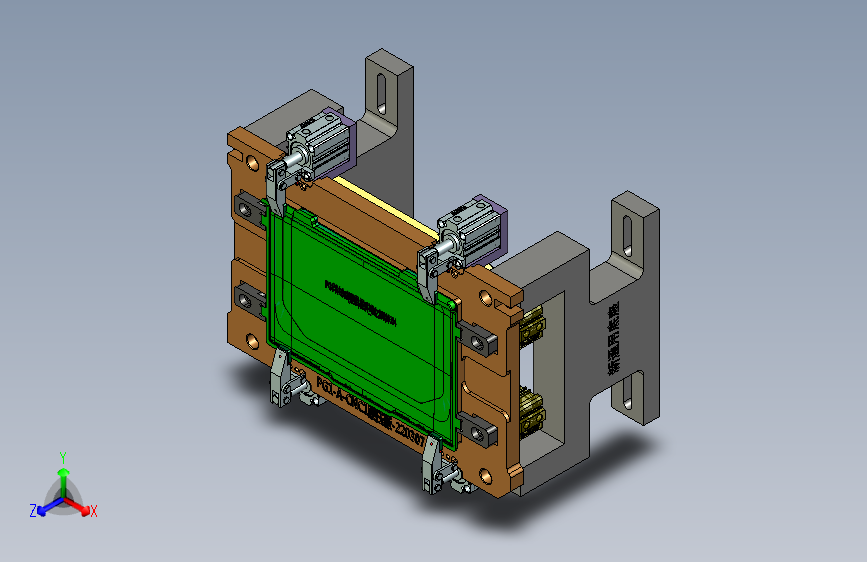 PG1-A锻压版-CNC1工装治具模型-220308