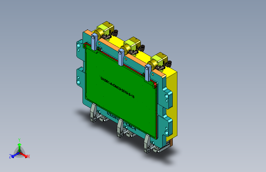 UX581-A-CNC4工装治具模型-190318