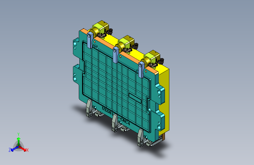 UX581-A-CNC4工装治具模型-190401