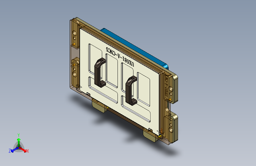 UX581-A-CNC5工装治具模型-190108