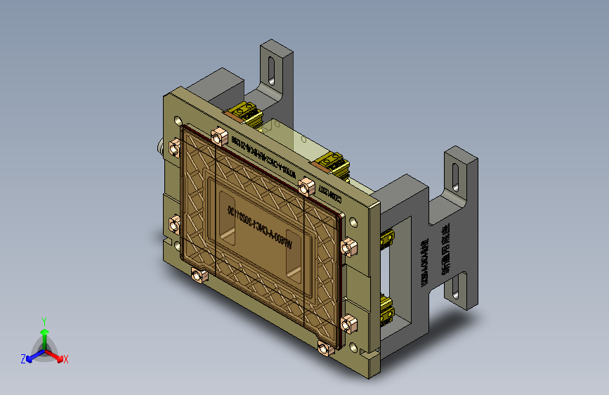 W7600-A-工装治具模型CNC2铣外形C角-201209