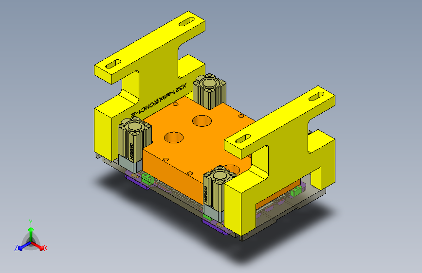 X321工装治具模型-adol版CNC1
