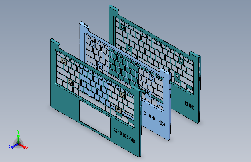 X321工装治具模型-TOP-1010