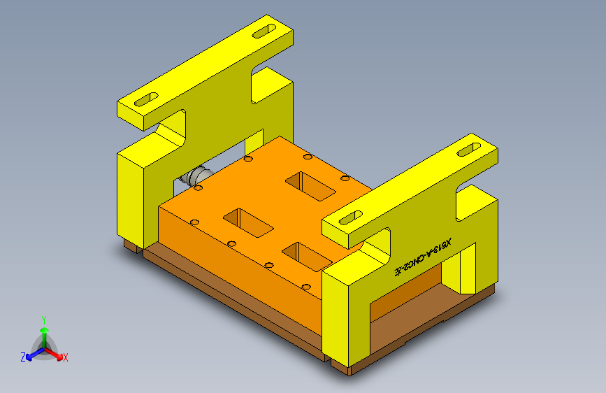 X513-A-CNC2工装治具模型