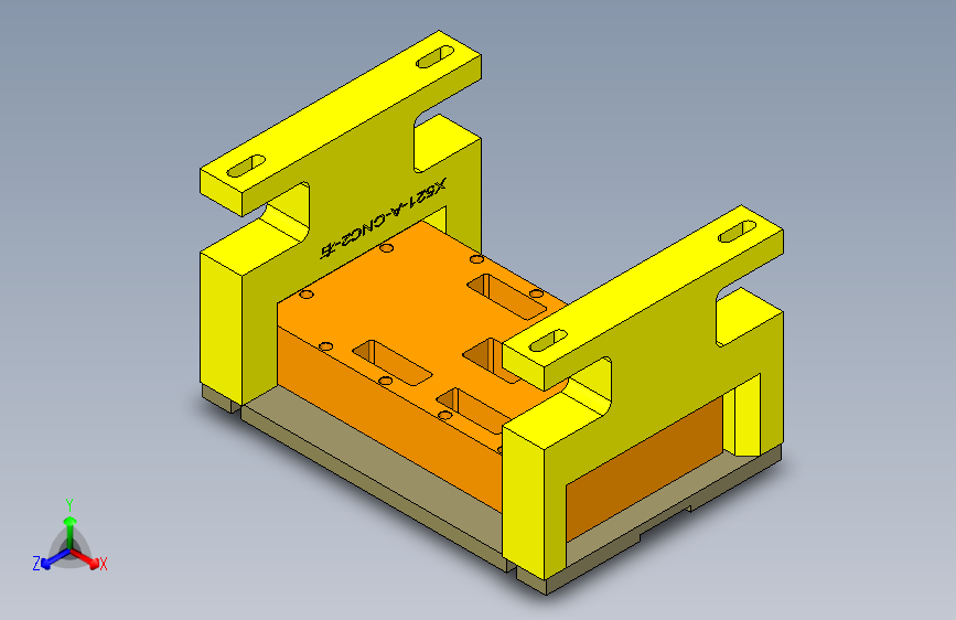 X521-A-CNC2工装治具模型-190703