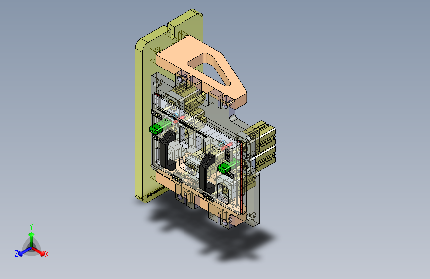 X7400-C-CNC工装治具模型验证铣侧孔-210106