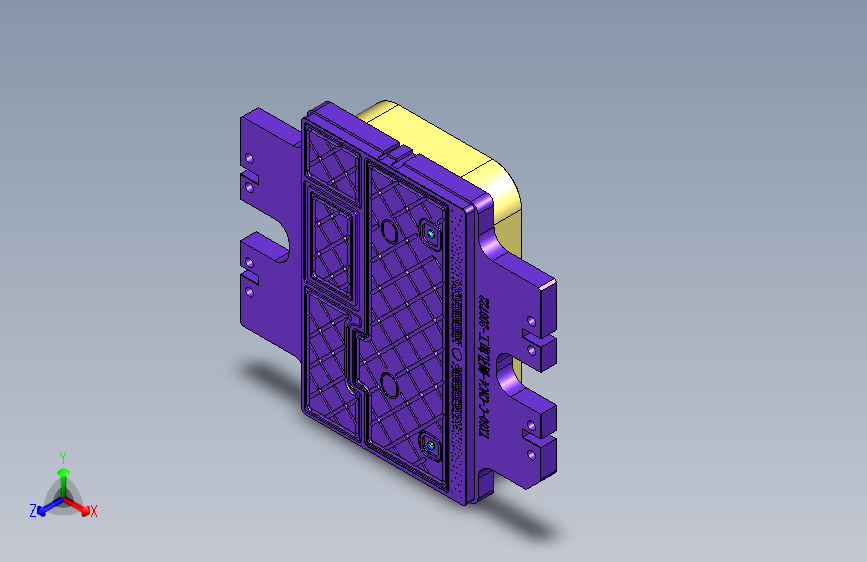 YX60-C-CNC4工装治具模型-侧孔加工-200722