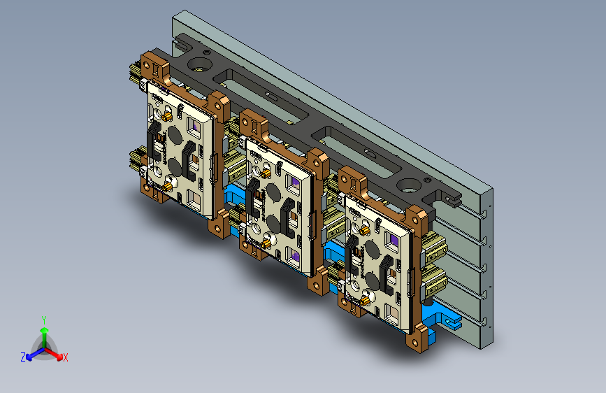 三主轴-工装治具模型HK-C-CNC1治具-220114