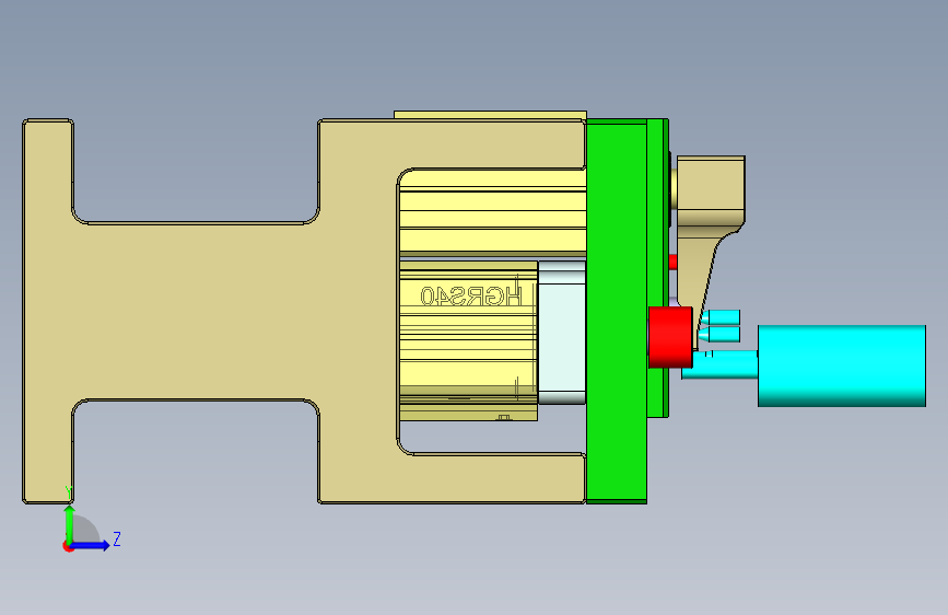旭创0763-工装治具模型CNC2-20200519 左侧视图