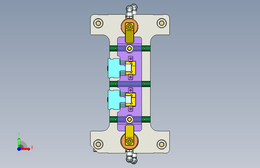 旭创0785工装治具模型-CNC1-201231 正面视图