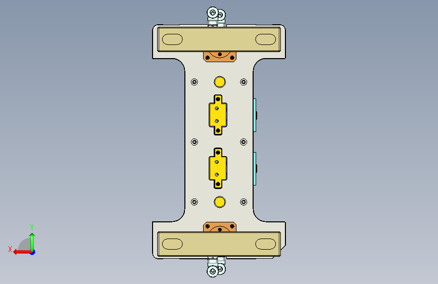 旭创0785工装治具模型-CNC1-201231 背面视图