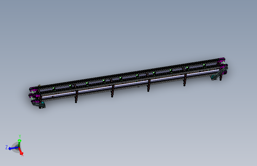 9米双层倍速链输送机
