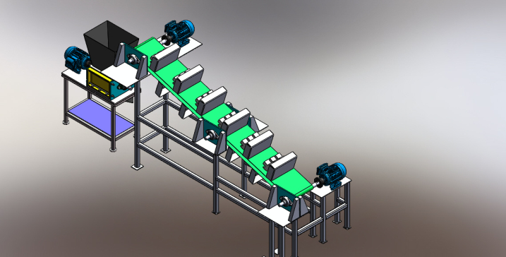 切碎机3D数模图纸+Solidworks设计