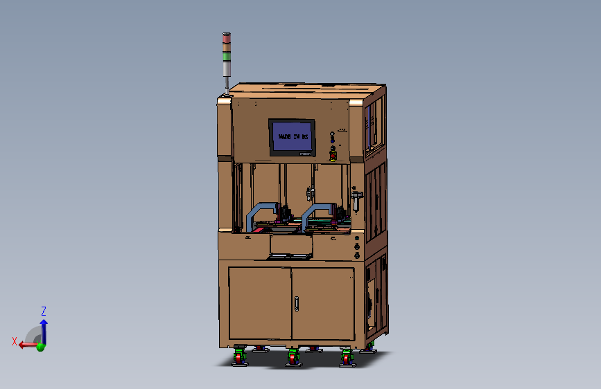 双工位电池镍片高度量测设备