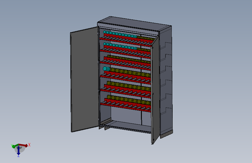 数控冲订模具柜