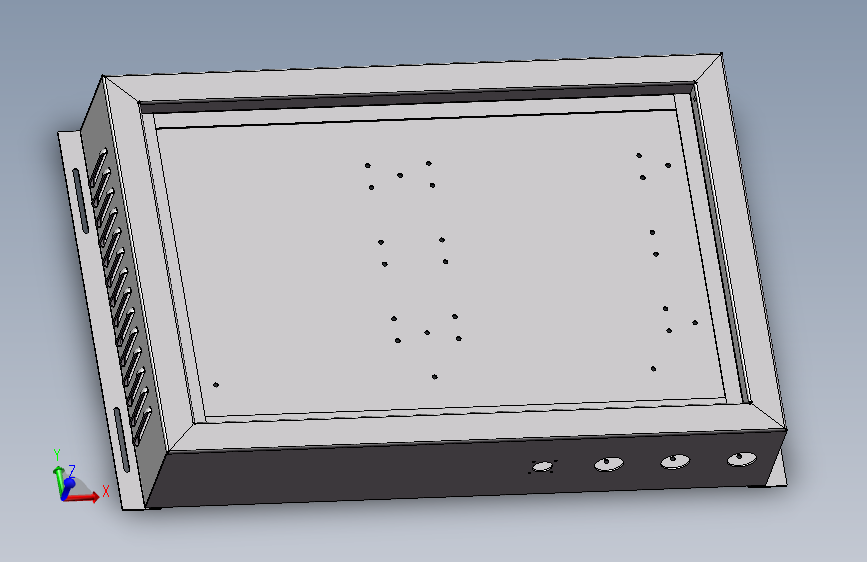小配电箱3D图和工程图