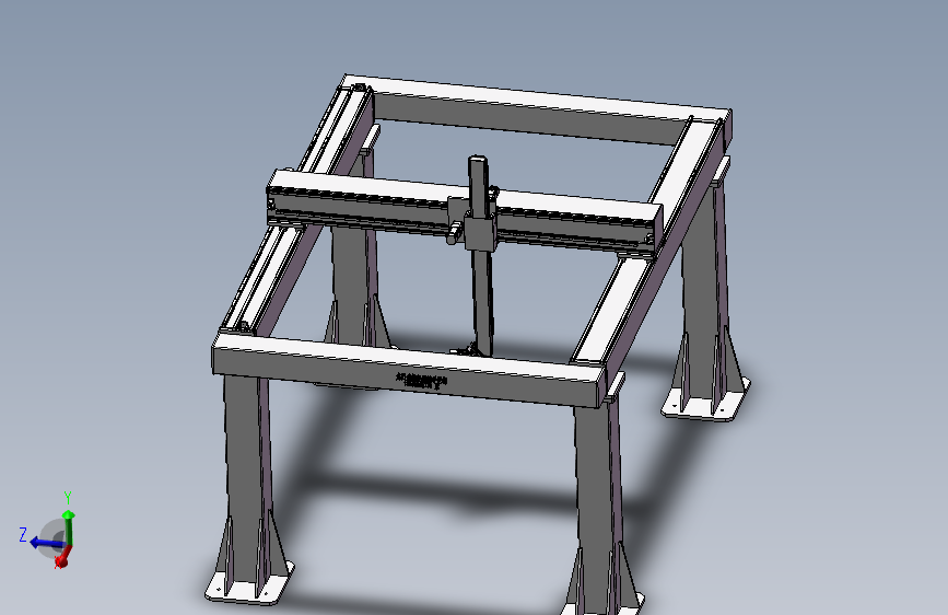 YHHJ-20桁架机械手_SOLIDWORKS 2021_模型图纸下载 – 懒石网