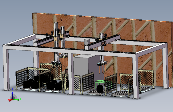 桁架自动化定子上下料设备