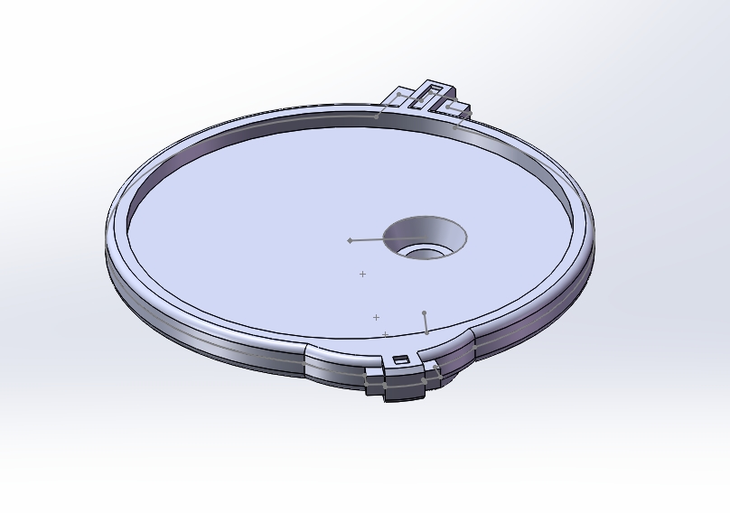 带球头的镜座注塑模设计含12张CAD图