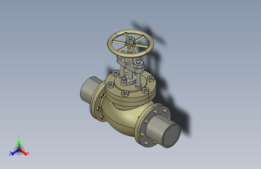 阀门robinet-realizat-in-creo-ptc-1 2 CREO