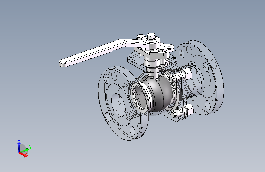 球阀 ball-valve 格式：STP X_T SW