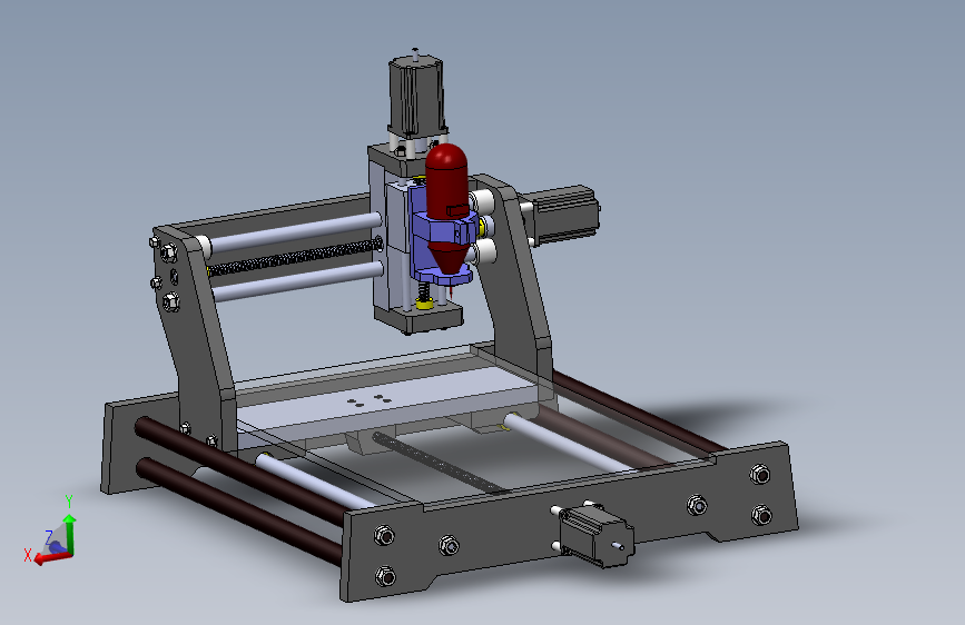 三轴雕铣机CNC