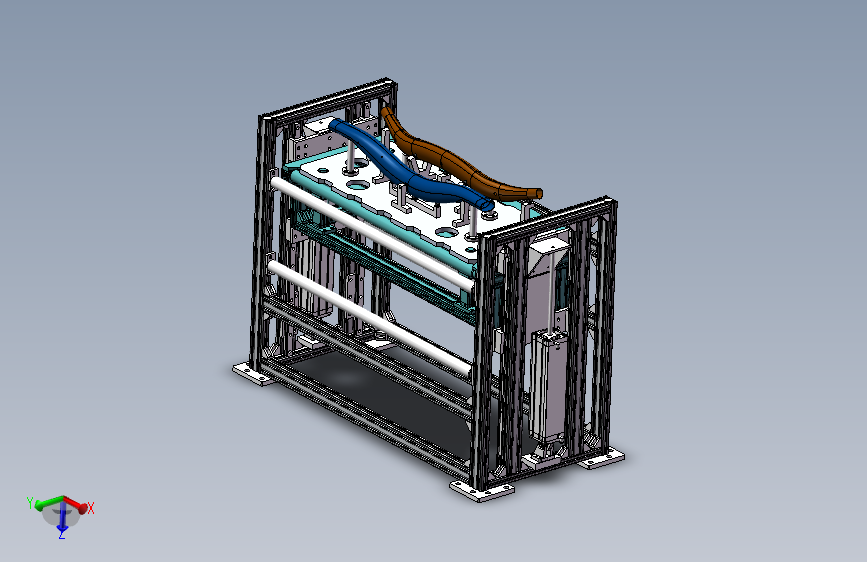 电动滚筒托盘气缸升降机