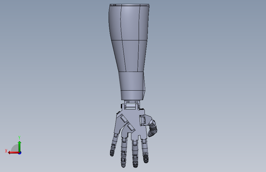 robotic-hand-22.3仿生机械手_SOLIDWORKS 2016_模型图纸下载 – 懒石网