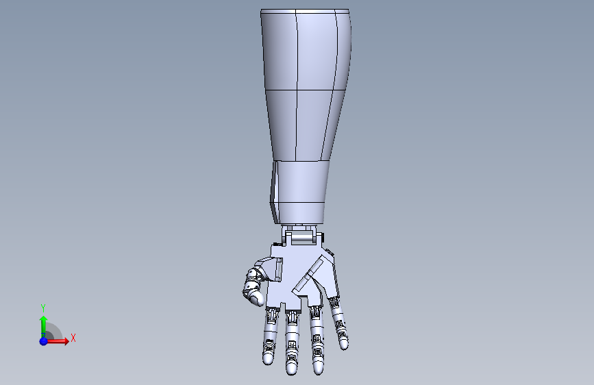 robotic-hand-22.3仿生机械手_SOLIDWORKS 2016_模型图纸下载 – 懒石网