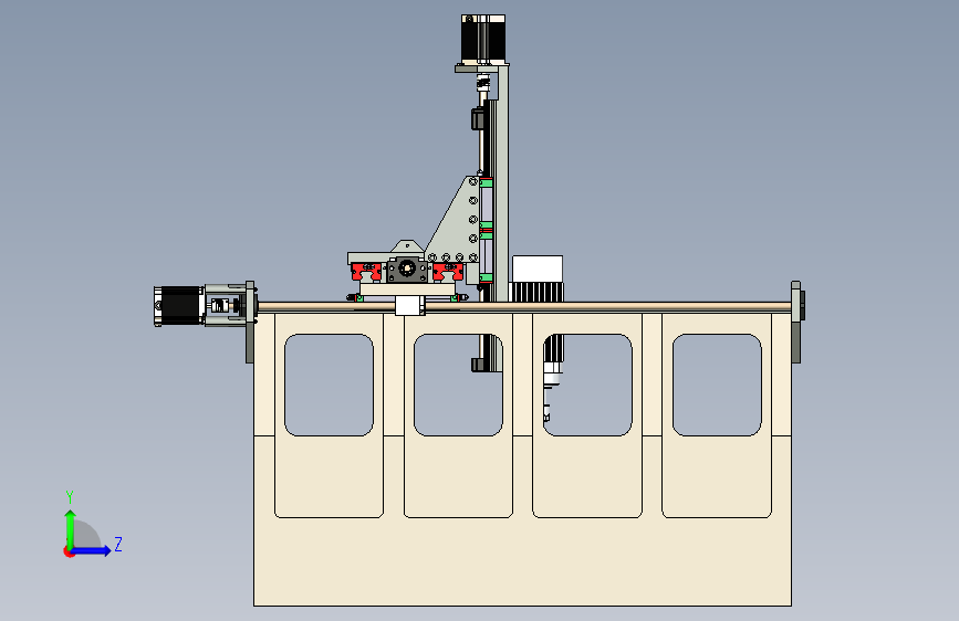 Maveric重型CNC 左侧视图